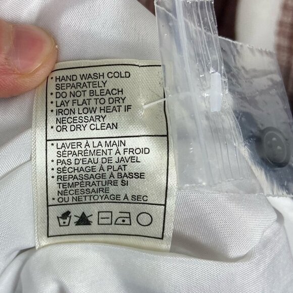 Jack BB Dakota Revolve Brown Cahill Plaid Dress Size Small Long Sleeves Mini NEW - Picture 10 of 16